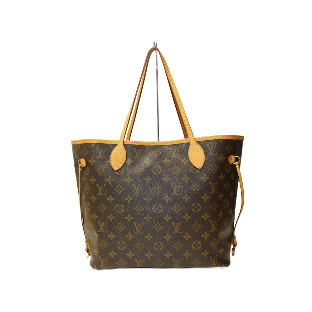 Louis Vuitton Bag Pivoine Pink Monogram Brown Tote Pouch Canvas Neverfull